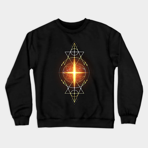 Geometric Starburst Crewneck Sweatshirt by Completely Mental